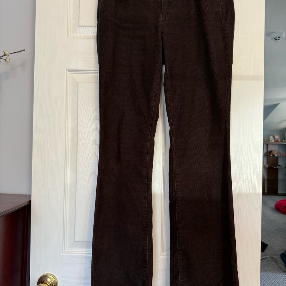 LOFT Dark Brown Boot Cut Pants